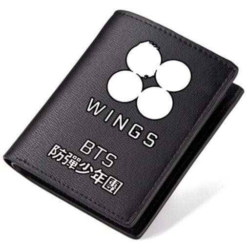 BTS Wallet BTS Wings Merch Classic logo Handbags & Wallets a1fa27779242b4902f7ae3: BTS|BTS / Short|Wing / Long|Wings