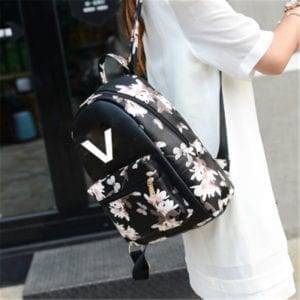 BTS Members Flower Print Backpack Backpack a1fa27779242b4902f7ae3: BTS|J-Hope|Jimin|Jin|Rap Monster|Suga|V|JungKook 