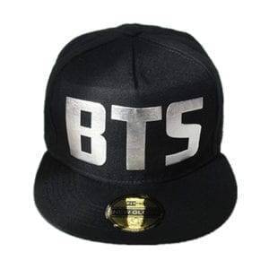 BTS Hip Hop Cap Caps Classic logo cb5feb1b7314637725a2e7: black 