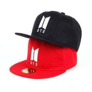 BTS Unisex Cap Caps New Logo cb5feb1b7314637725a2e7: black|Red 