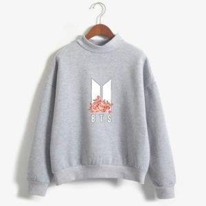 BTS Fleece Sweatshirt New Logo Sweatshirts cb5feb1b7314637725a2e7: black|white|Blue|Grey|Khaki|Navy|Pink|Wine 