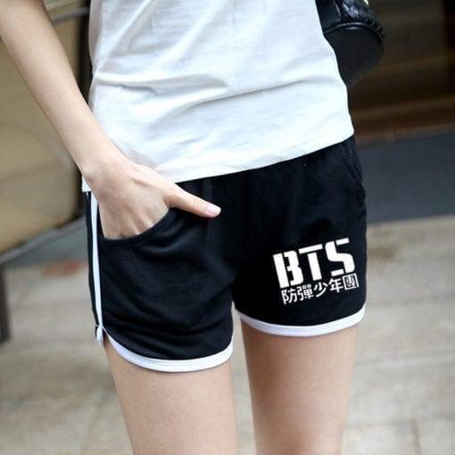 BTS Casual Shorts Classic logo Shorts cb5feb1b7314637725a2e7: J-Hope|Jin|Suga|V|BTS|JIMIN|JUNGKOOK|RAP MON