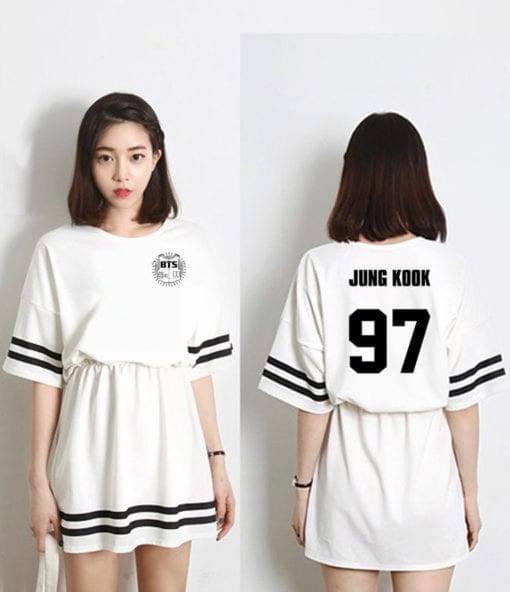 BTS Mini Dress Dresses cb5feb1b7314637725a2e7: J HOPE / Black|J HOPE / White|JIMIN / Black|JIMIN / White|JIN / Black|JIN / White|JUNG KOOK / Black|JUNG KOOK / White|RAP MONSTER / Black|RAP MONSTER / White|SUGA / Black|SUGA / White|V / Black|V / White