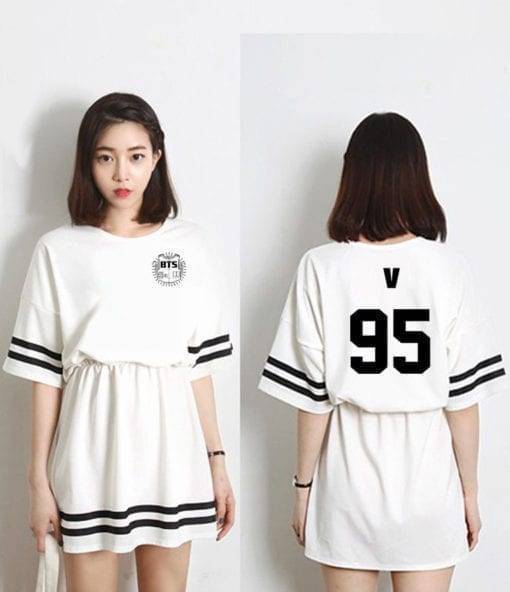 BTS Mini Dress Dresses cb5feb1b7314637725a2e7: J HOPE / Black|J HOPE / White|JIMIN / Black|JIMIN / White|JIN / Black|JIN / White|JUNG KOOK / Black|JUNG KOOK / White|RAP MONSTER / Black|RAP MONSTER / White|SUGA / Black|SUGA / White|V / Black|V / White