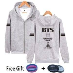 BTS Hip Hop Classic Hoodie BulletProof Vest Classic logo Hoddies & Jackets cb5feb1b7314637725a2e7: black|gray|white|Black / White|Gray / Black|Navy|Navy / White|Red|Red / White|White / Black 