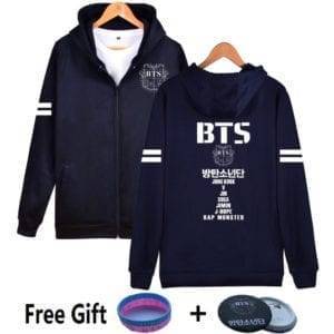 BTS Hip Hop Classic Hoodie BulletProof Vest Classic logo Hoddies & Jackets cb5feb1b7314637725a2e7: black|gray|white|Black / White|Gray / Black|Navy|Navy / White|Red|Red / White|White / Black 