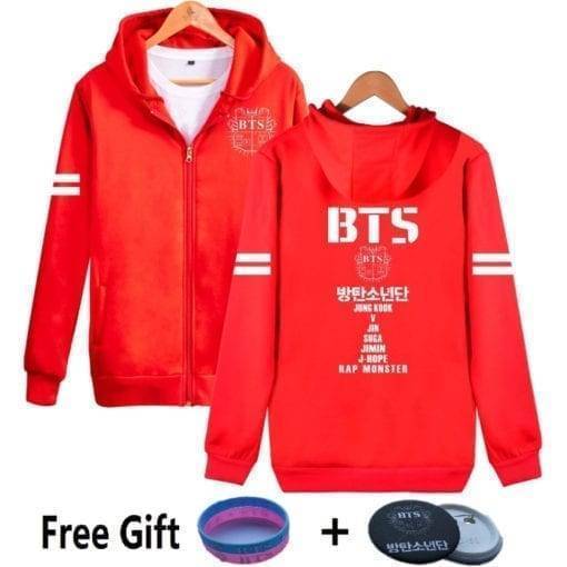 BTS Hip Hop Classic Hoodie BulletProof Vest Classic logo Hoddies & Jackets cb5feb1b7314637725a2e7: black|gray|white|Black / White|Gray / Black|Navy|Navy / White|Red|Red / White|White / Black