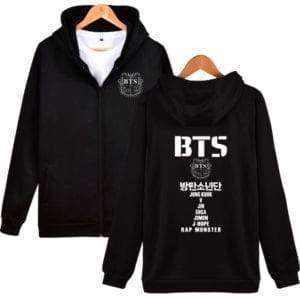 BTS Hip Hop Classic Hoodie BulletProof Vest Classic logo Hoddies & Jackets cb5feb1b7314637725a2e7: black|gray|white|Black / White|Gray / Black|Navy|Navy / White|Red|Red / White|White / Black 