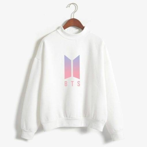 BTS Women’s Sweatshirts New Logo Sweatshirts cb5feb1b7314637725a2e7: black|gray|Blue|Khaki|Navy|Pink|Wine