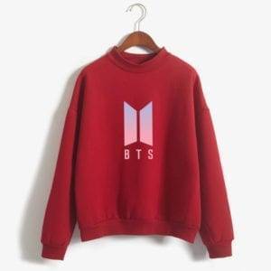 BTS Women’s Sweatshirts New Logo Sweatshirts cb5feb1b7314637725a2e7: black|gray|Blue|Khaki|Navy|Pink|Wine 