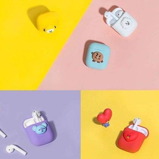 BT21 Protective Case For Airpods Accessories Airpods BT21 a1fa27779242b4902f7ae3: J-Hope|Jimin|Jin|Jung Kook|Rap Monster|Suga|V