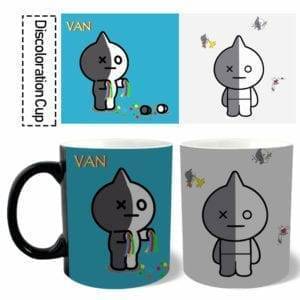 BT21 Magic Coffee Mug Accessories BT21 Sippers & Bottles Type: Van 