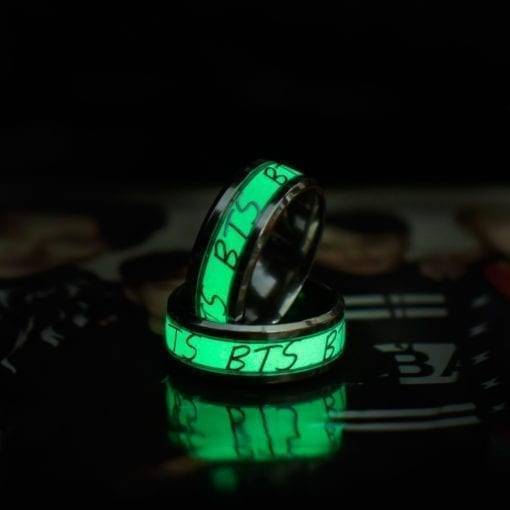 BTS Merch Luminous Ring Accessories Ring