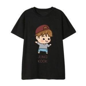 BT21 Bantan Boys BTS Cartoon Figures T-Shirts BT21 T-Shirts cb5feb1b7314637725a2e7: JHOPE black|jhope white|JIMIN black|jimin white|JIN black|jin white|JUNGKOOK black|jungkook white|RM black|RM white|SUGA black|suga white|V black|V white 