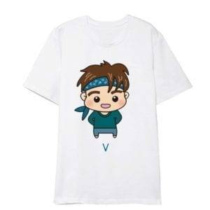 BT21 Bantan Boys BTS Cartoon Figures T-Shirts BT21 T-Shirts cb5feb1b7314637725a2e7: JHOPE black|jhope white|JIMIN black|jimin white|JIN black|jin white|JUNGKOOK black|jungkook white|RM black|RM white|SUGA black|suga white|V black|V white 