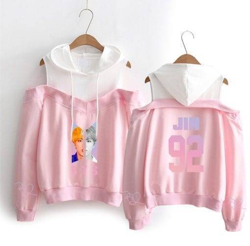 Exclusive BTS Long Sleeve Off-Shoulder Hoodies Bangtan Fashion Hoddies & Jackets cb5feb1b7314637725a2e7: black|gray|gray-29|pink-10|black|black|black|black|black|black|gray|gray|gray|gray|gray|Pink|pink|pink|pink|pink|pink