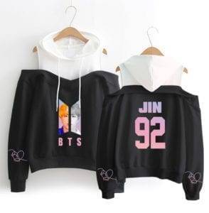 Exclusive BTS Long Sleeve Off-Shoulder Hoodies Bangtan Fashion Hoddies & Jackets cb5feb1b7314637725a2e7: black|gray|gray-29|pink-10|black|black|black|black|black|black|gray|gray|gray|gray|gray|Pink|pink|pink|pink|pink|pink 