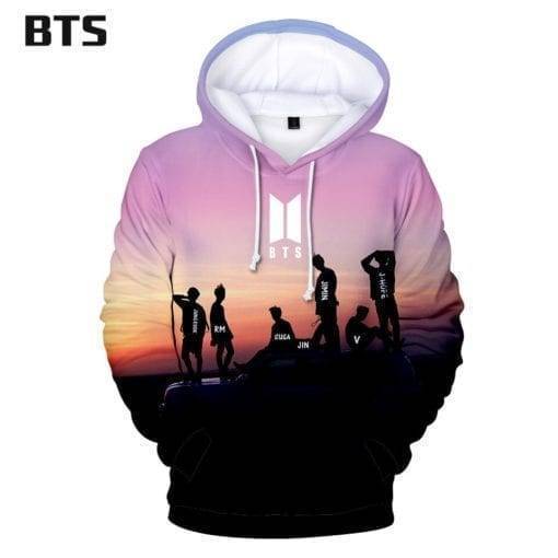 BTS Casual 3D Hoodies Hoddies & Jackets cb5feb1b7314637725a2e7: Beige|black|Gold|Blue|Brown|Sky Blue