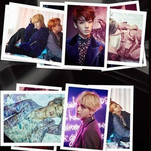 Youpop KPOP BTS Bangtan Boys V Suga Album WINGS LOMO Cards Self Made Paper Photo Card With Box HD Photocard PhotoCard cb5feb1b7314637725a2e7: WINGS 04