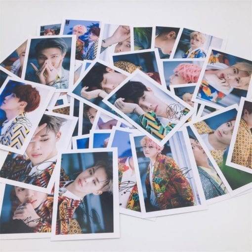 Kpop BTS IDOL Behind the Scenes Polaroid Lomo Photo Card Bangtan Boys Jimin Jungkook Suga HD Photocard 40pcs/set PhotoCard Brand Name: AKOLION