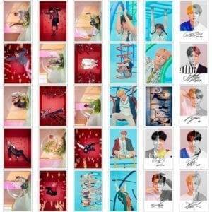 Kpop BTS Love Yourself Answer HD Poster Suga V Collective Photo Card Jungkook Jimin Polaroid Lomo Photocard 30pcs PhotoCard Item Type: Jewelry Findings 