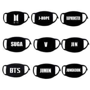 BTS Fans Face Mouth Mask Unisex Muffle Respirator Accessories Mask Masks cb5feb1b7314637725a2e7: A|B|C|D|E|F|G|H|I 