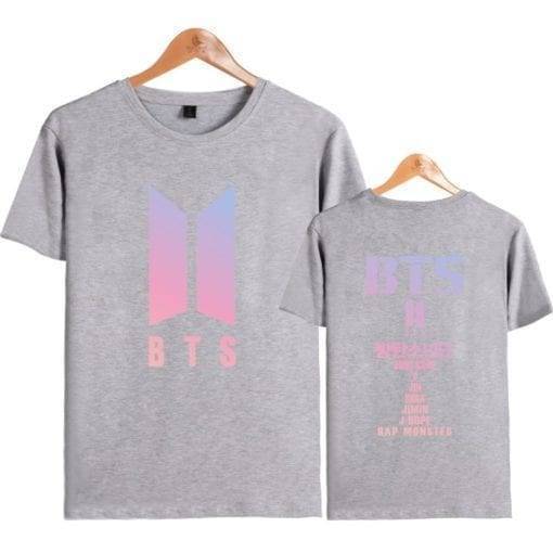 BTS Women/Men Concert Album Fans Support Bangtan Boys New Logo T-Shirts cb5feb1b7314637725a2e7: black|Black-6|gray|gray-8|Navy-7|white|white-5|Navy