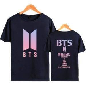 BTS Women/Men Concert Album Fans Support Bangtan Boys New Logo T-Shirts cb5feb1b7314637725a2e7: black|Black-6|gray|gray-8|Navy-7|white|white-5|Navy 