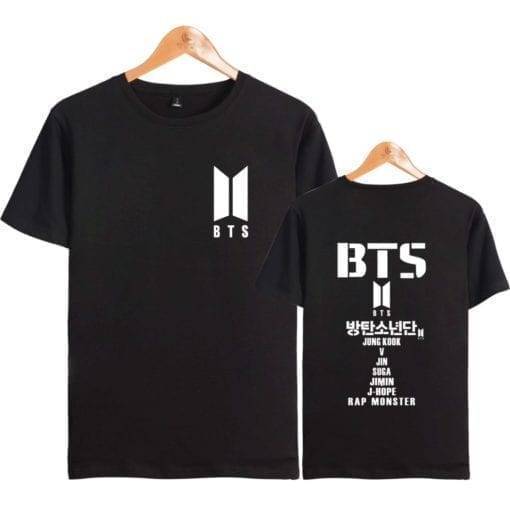 BTS Women/Men Concert Album Fans Support Bangtan Boys New Logo T-Shirts cb5feb1b7314637725a2e7: black|Black-6|gray|gray-8|Navy-7|white|white-5|Navy