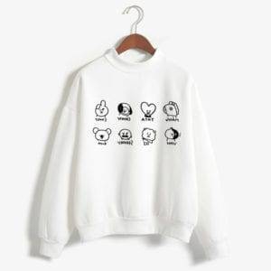 BTS Member Self Portrait & BT21 Sweatshirts BT21 Sweatshirts cb5feb1b7314637725a2e7: 1072|1073|1074|1075|1076|1077|1078|1079|1113|1214|1215|986|black|Multi|white 