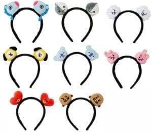 Cute BT21 Headbands Accessories BT21 Headwear cb5feb1b7314637725a2e7: CHIMMY-JIMIN|COOKY-JK|KOYA-RM|MANG-J HOPE|Random|RJ-JIN|SHOOKY-SUAG|TATA-V|VAN-BTS 