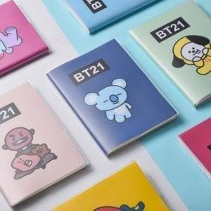 BT21 Cute Little Student Diary Accessories BT21 Notebook Stationery cb5feb1b7314637725a2e7: CHIMMY|COOKY|KOYA|MANG|Random|RJ|SHOOKY|TATA|VAN 