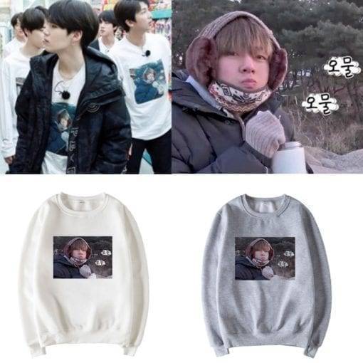 BTS Bangtan Boys Meme Sweatshirt Sweatshirts cb5feb1b7314637725a2e7: gray|Random color|white