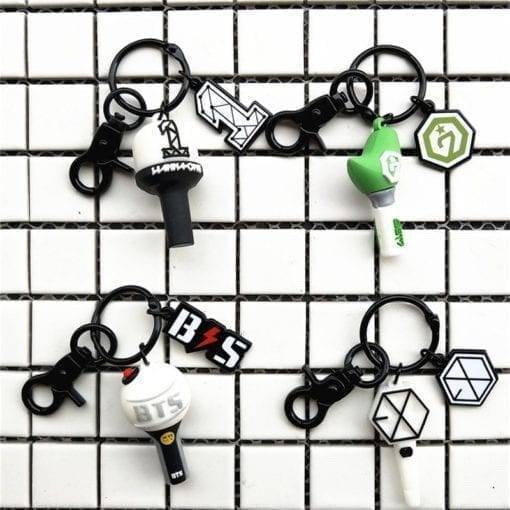 BT21 3D Army Bomb Light Stick Keychain Accessories BT21 Key Chain cb5feb1b7314637725a2e7: EXO|GOT7|WANNA ONE|BTS