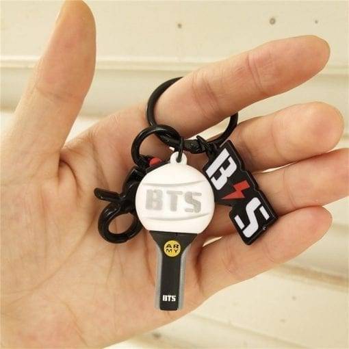 BT21 3D Army Bomb Light Stick Keychain Accessories BT21 Key Chain cb5feb1b7314637725a2e7: EXO|GOT7|WANNA ONE|BTS