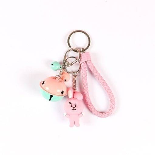 BT21 Cute Doll Bell Keychains Accessories BT21 Key Chain cb5feb1b7314637725a2e7: J-Hope|Jin|RM|Suga|V|JIMIN|Jung Kook