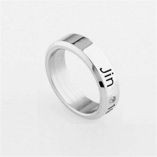 BTS Stainless Steel Finger Ring Accessories Activewear Ring a4a426b9b388f11a2667f5: BTS|JHOPE|JIMIN|JIN|JUNGKOOK|RM|SUGA|V