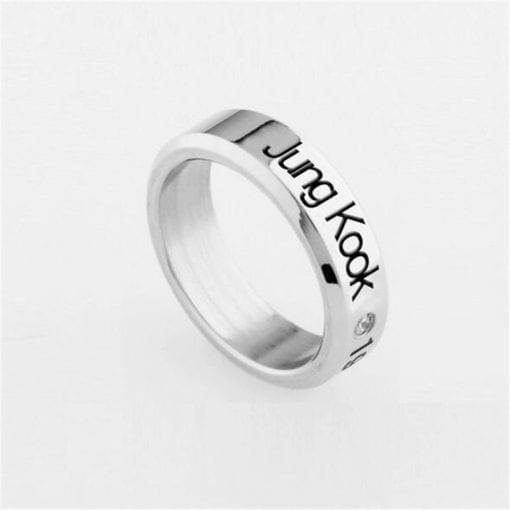 BTS Stainless Steel Finger Ring Accessories Activewear Ring a4a426b9b388f11a2667f5: BTS|JHOPE|JIMIN|JIN|JUNGKOOK|RM|SUGA|V