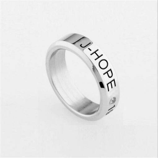 BTS Stainless Steel Finger Ring Accessories Activewear Ring a4a426b9b388f11a2667f5: BTS|JHOPE|JIMIN|JIN|JUNGKOOK|RM|SUGA|V