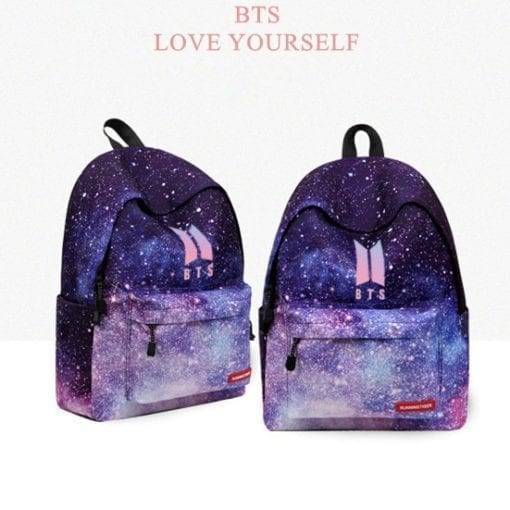 BTS Love Yourself School Backpack Backpack cb5feb1b7314637725a2e7: as picture|as picture-2|as picture-3|as picture-4