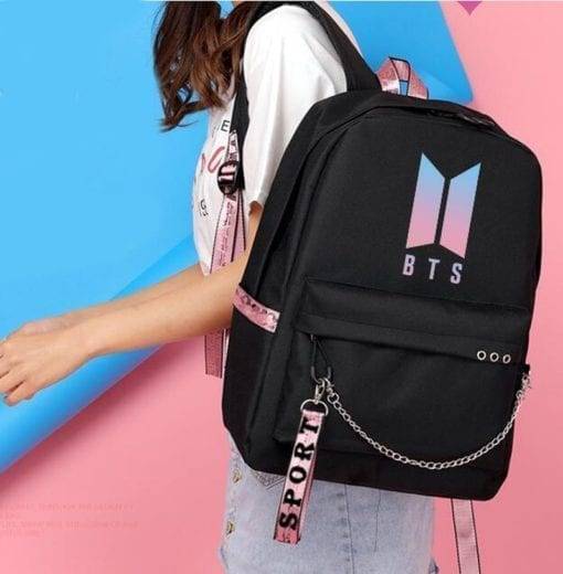 BTS Backpack For Teenage Fans Backpack BulletProof Vest Classic logo New Logo cb5feb1b7314637725a2e7: Black-1|black-10|Black-11|Black-12|black-13|Black-14|Black-15|black-16|Black-2|Black-3|black-4|Black-5|Black-6|Black-7|black-8|Black-9