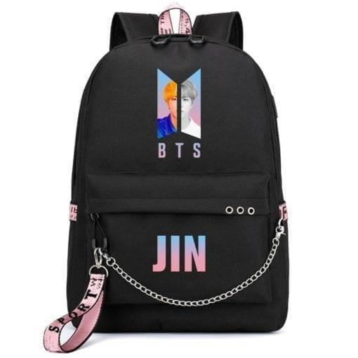 BTS Backpack For Teenage Fans Backpack BulletProof Vest Classic logo New Logo cb5feb1b7314637725a2e7: Black-1|black-10|Black-11|Black-12|black-13|Black-14|Black-15|black-16|Black-2|Black-3|black-4|Black-5|Black-6|Black-7|black-8|Black-9