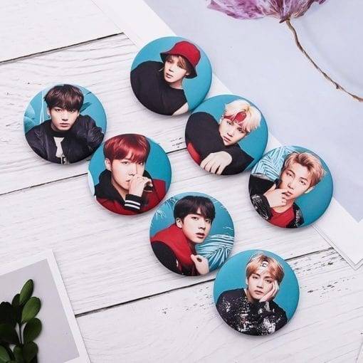 BTS Brooch Pin Badge For Clothes Accessories Badges 8d255f28538fbae46aeae7: 01|02|03|04|05|06|07