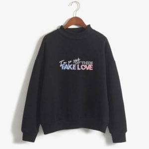 BTS- I am so sick of this Fake Love Sweatshirt Sweatshirts cb5feb1b7314637725a2e7: black|Blue|Grey|Khaki|Navy|Pink|Wine 