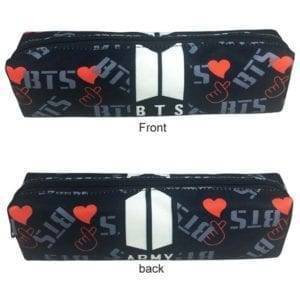 BT21 Canvas Pencil Bag Accessories Army Logo BT21 BulletProof Vest Pencil Case Stationery cb5feb1b7314637725a2e7: BT21|BTS2|BTS3 