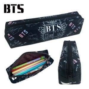 BT21 Canvas Pencil Bag Accessories Army Logo BT21 BulletProof Vest Pencil Case Stationery cb5feb1b7314637725a2e7: BT21|BTS2|BTS3 