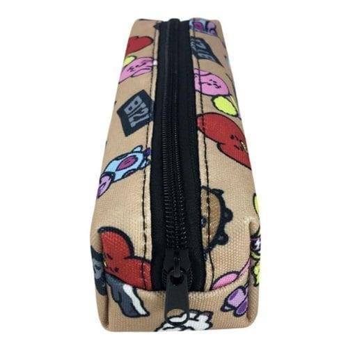 BT21 Canvas Pencil Bag Accessories Army Logo BT21 BulletProof Vest Pencil Case Stationery cb5feb1b7314637725a2e7: BT21|BTS2|BTS3