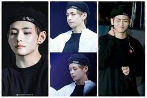 BTS Bangtan Boys V Same Octagonal Leather Hat Bangtan Fashion Caps cb5feb1b7314637725a2e7: black 1pc 