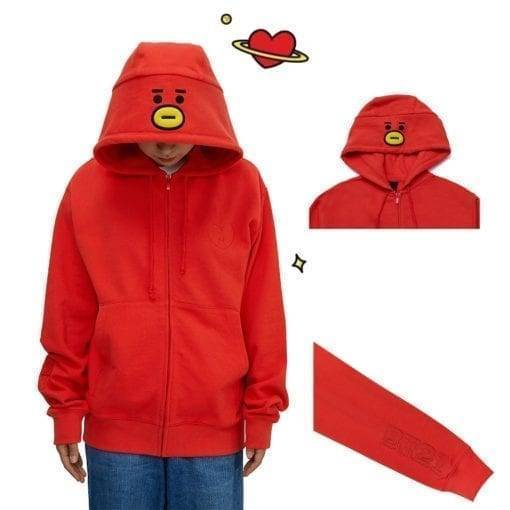 BT21 Official Hoodie BT21 Hoddies & Jackets cb5feb1b7314637725a2e7: CHIMMY|COOKY|KOYA|MANG|RJ|SHOOKY|TATA