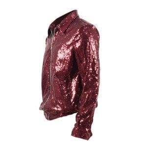 BTS Jungkook ”Fake Love” Red Sequin Jacket Bangtan Fashion Hoddies & Jackets 6f6cb72d544962fa333e2e: L|M|S|XL|XS|XXL 